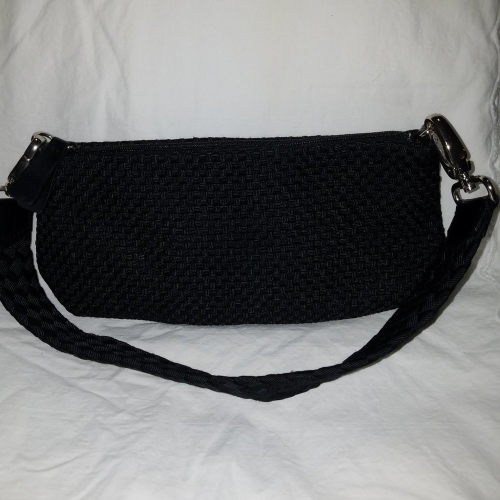 The Sak Black Woven Shoulder Bag